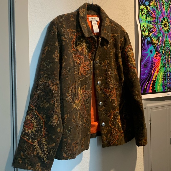 70’s Vintage Autumn Hippie Jacket - Picture 4 of 4